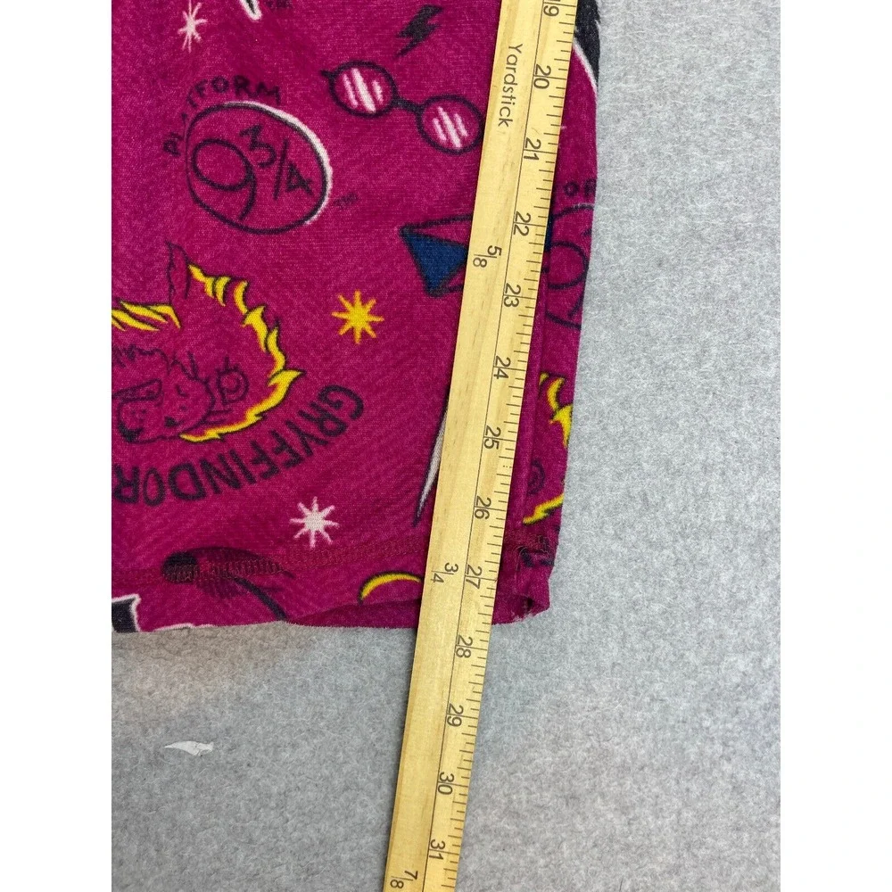 Harry Potter Pajama Pants Girl's S‎ Pink Straight Legs Fantasy Magic Books